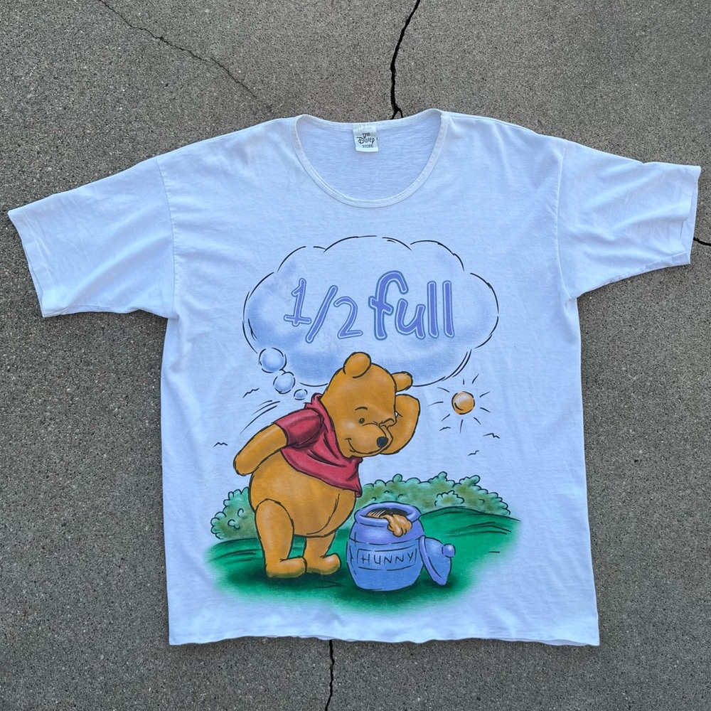 Vintage Disney Rare Winnie-the-Pooh and Eeyore single stitch t-shirt Size Large